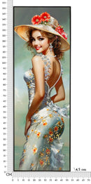 Dipinto su Tela Laccato Elegant con Cornice 52x4,5x152 cm in Pino e Tela e Plastica      