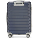 Set 4 Valigie Rigide Trolley Bagaglio con Beauty Case da Viaggio Easy Roll Blu      