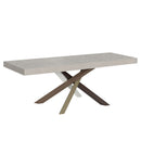 Tavolo Allungabile 160/420x90 cm Volantis Premium Cashmere Gambe Multicolore 4/C      