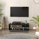Mobile TV in Legno Nero 114x40x40.5 cm 