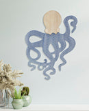 Pannello da Muro Octopus 41x1,5x57 cm in Ferro e MDF Multicolor      