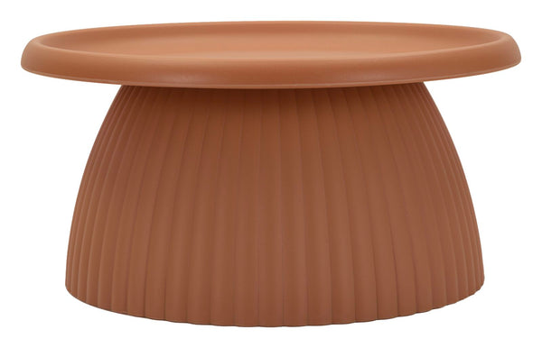 prezzo Tavolinetto Geax Rosso Ø70x35 cm in Plastica Rosso