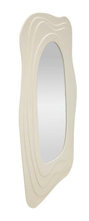 Specchio da Muro Dafne Bianco 90x4x165 cm in MDF e Specchio Bianco      