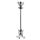 Appendiabiti a Stelo Ø34xh180 cm in Metallo Nero