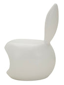 Sedia Bunny Bianca 57x55x79 cm in Polietilene Bianco      