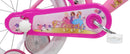 Bicicletta per Bambina 16" 2 Freni  Flower Rosa