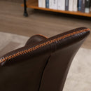 Sedia Imbottita 61x58x84 cm in Similpelle Marrone