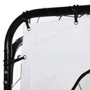 Porta da Calcio 2 in 1 con Rete 240x88x171,5 cm in Metallo 
