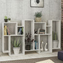 Libreria Moderna 168x96x25 cm Scaffale 8 Ripiani in MDF Bianco     