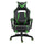 Sedia da Gaming con Rotelle in Similpelle Nero e Verde