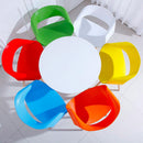Set 4 Sedie in Polipropilene 45x71x60 cm Gambe in Faggio Fold Bianco