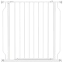 Cancelletto di Sicurezza per Cani e Gatti Estensibile 75-85x76cm Acciaio Bianco      