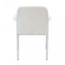 Poltrona Azore 56x59x82 h cm in Wicker Bianco