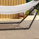 Supporto per Amaca 278x97x112 cm Regolabile e Antiscivolo con Ganci a S in Acciaio Nero      