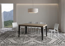  Tavolo Allungabile 160-420x90x77 cm Flame Tortora Telaio Antracite