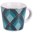 Set 6 Tazzine da Caffè Ø6x5,5 cm in New Bone China VdE Tivoli 1996 Vetiver
