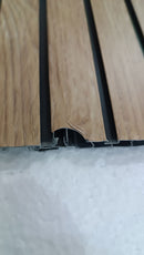Set 10 Pannelli Decorativi 120x30 cm Rivestimento Murale Effetto Legno in PVC Rovere Seconda Scelta    