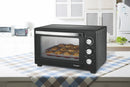 Forno Fornetto Elettrico Ventilato 35 Litri 1600W Kooper Texas 35 Nero