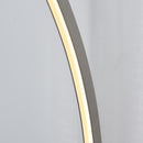Lampada da Terra ad Arco a LED 3000K 50x23x149 cm in Acciaio e Allumino  Argento