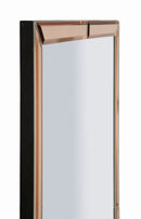 Specchio da Muro Berlino Rosa 55x2x150 cm in MDF e Vetro e Specchio Rosa      