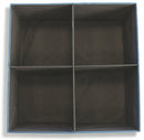 Pouf Poggiapiedi Contenitore 76x75x37,5 cm in Velluto Soriani Blu