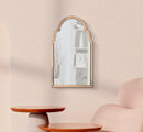 Specchio da Muro Tangeri Rosa 47x1x80 cm in MDF e Vetro e Specchio Rosa      