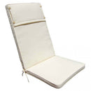 Cuscino Real Alto 113x49x4 cm in Poliestere Ecrù