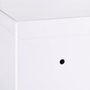 Armadietto Medicinali da Parete 30x14x46 cm 2 Chiavi in Acciaio Bianco