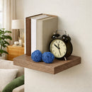 Mensola da Parete Quadrata 25x25x4 cm Scaffale Libreria in Legno MDF Rovere      