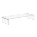 Supporto per monitor computer TV supporto per schermi in vetro acrilico trasparente 53x19x9 cm 