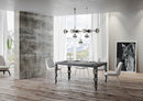 Tavolo Allungabile 160-244x80x77 cm Karamay Cemento  