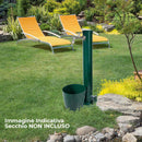 Fontana da Giardino con Doppio Rubinetto Belfer 42/ARRF Ciclamino