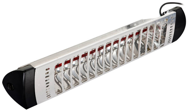 acquista Stufa Elettrica ad Infrarossi 79,2x15x10 cm da Parete 1200W Moel Sharklite