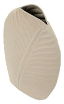 Vaso Dune Tall 18x9,5x29,5 cm in Ferro Crema      