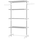 Stendibiancheria 4 Piani Regolabile in Acciaio Inox Premium