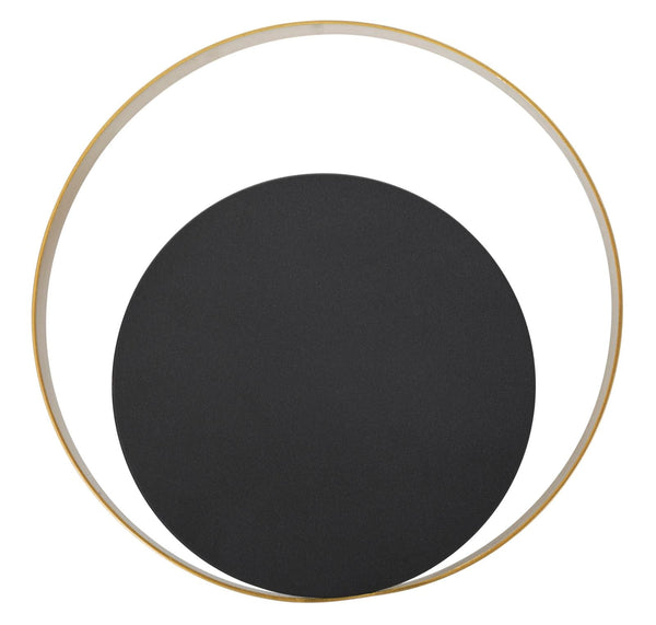 Lampada da Muro Shuttle Cm25x8x25 cm in Ferro Oro e Nero online