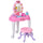 Specchiera Giocattolo per Bambini con Sgabello   Rosa