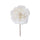 Set 12 Pick Peonia con Glitter 16 cm Crema