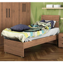 Letto Singolo  98x85x200 cm noce country