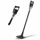 Scopa Elettrica 2 in 1 Aspirapolvere Salvaspazio Silenzioso con Serbatoio 500ml Nero      