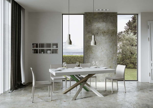 sconto Tavolo 160x90x77 cm Volantis Fix Bianco Frassino