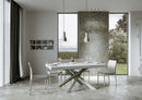 Tavolo 160x90x77 cm Volantis Fix Bianco Frassino