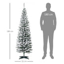 Albero di Natale Artificiale Innevato 180 cm 390 Rami  Pino Verde