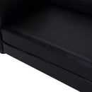 Divano Chaise Longue Ottomana per Animali Nero 82.5x45x41.5 cm 