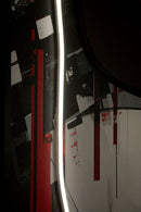 Stampa con LED su Tela Psyco 60x3,5x90 cm in Tela e Plastica e MDF Multicolor      