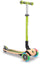 Monopattino 3 Ruote a LED Pieghevole 3 Altezze Max 50 Kg Globber Primo Foldable Wood Verde Lime