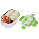 Scaldavivande Elettrico 24x17x10 cm 40W 2 scompartimenti interni con cucchiaio Verde