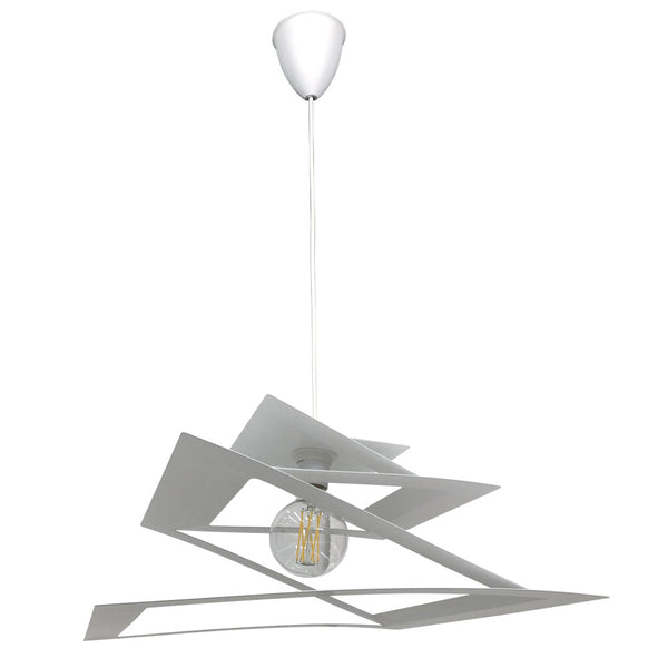 Sospensione 1xE27 Montatura Quadro Bianco E-Energy Fabiola acquista