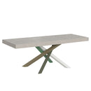 Tavolo Allungabile 180/284x90 cm Volantis Premium Cashmere Gambe Multicolore 4/A      