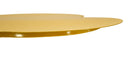 Tavolo Bar Clox Senape 60x0x60 cm in Metallo Senape      